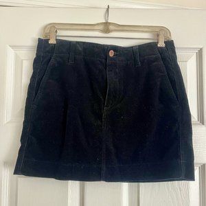 Uniqlo Ines De La Fressange corduroy mini skirt black size 4